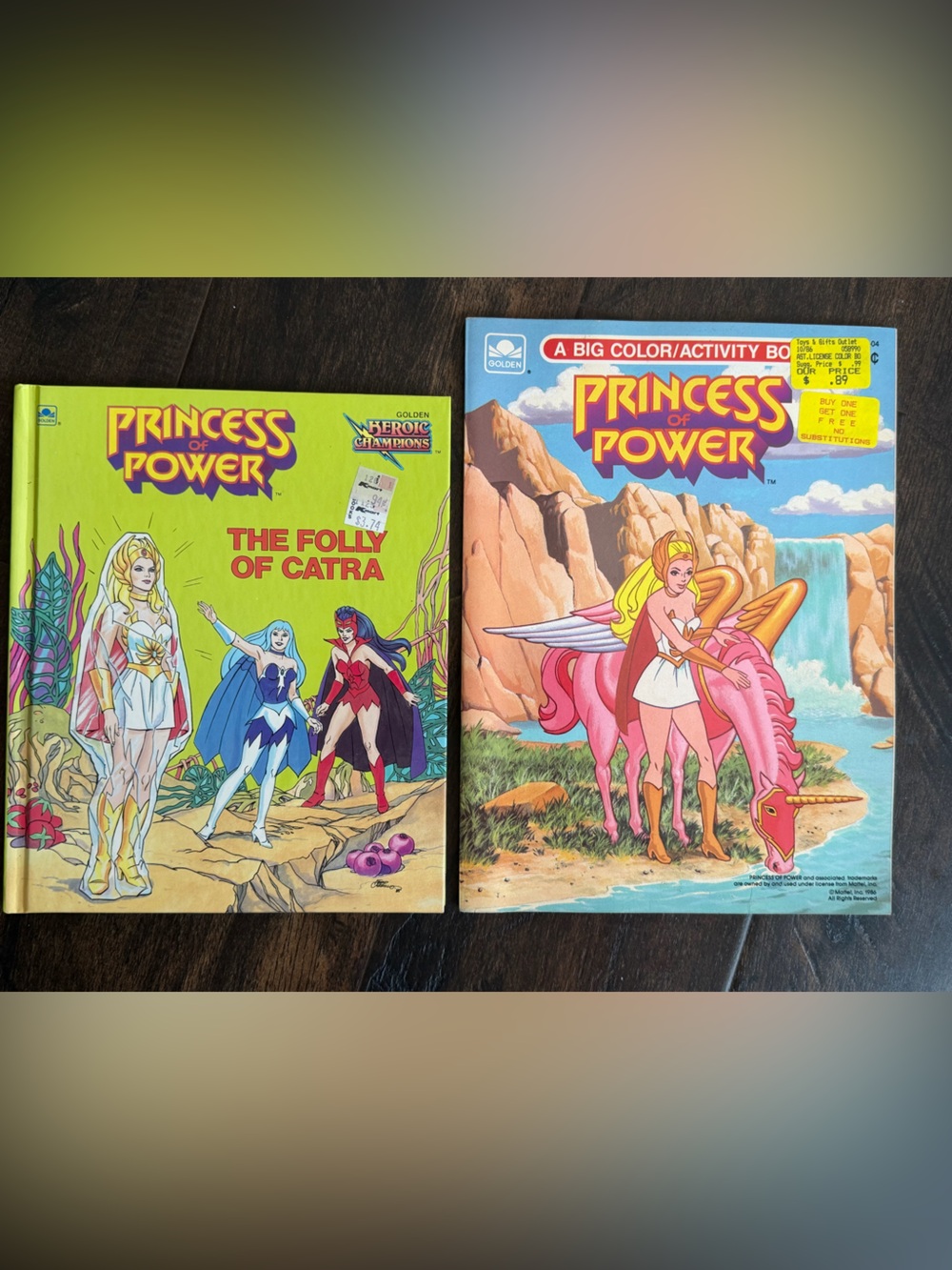 Mattel Princess of Power Activity Book & Reading Book